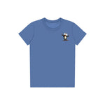 T-shirt Quirky Bird graphic 0015 - Columbia Blue