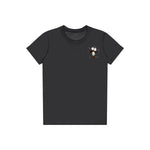 T-shirt Quirky Bird graphic 0015 - Dark Grey