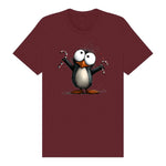 T-shirt Quirky Bird graphic 0015 - Maroon