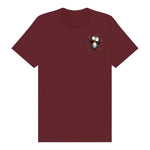 T-shirt Quirky Bird graphic 0015 - Maroon