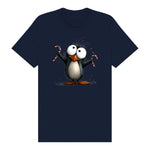 T-shirt Quirky Bird graphic 0015 - Navy