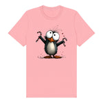 T-shirt Quirky Bird graphic 0015 - Pink