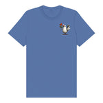 T-shirt Quirky Bird graphic 0016 - Columbia Blue
