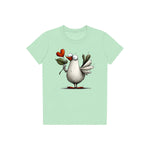 T-shirt Quirky Bird graphic 0016 - Mint