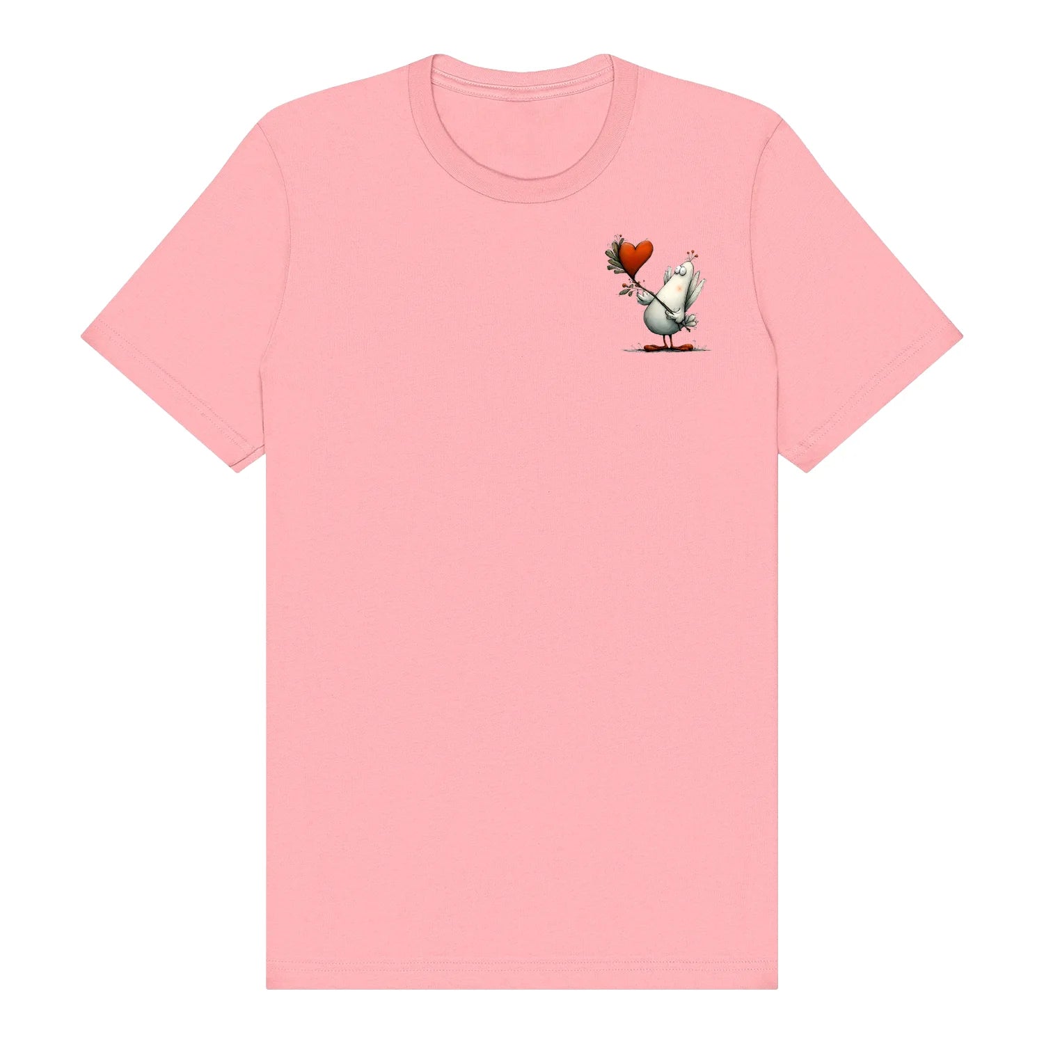 T-shirt Quirky Bird graphic 0017 - Pink