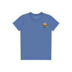 T-shirt Quirky Bird graphic 0018 - Columbia Blue