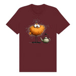 T-shirt Quirky Bird graphic 0018 - Maroon
