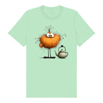 T-shirt Quirky Bird graphic 0018 - Mint