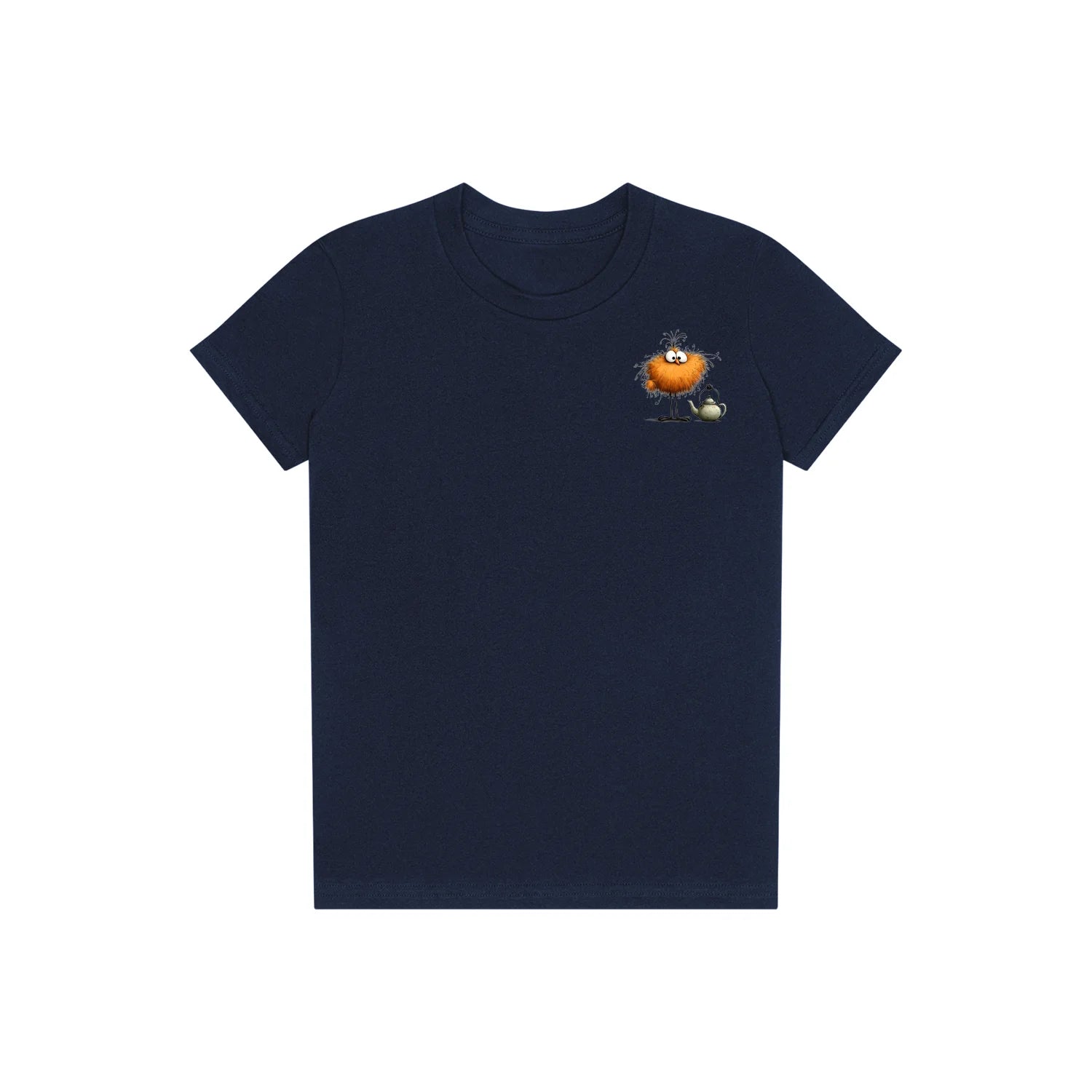 T-shirt Quirky Bird graphic 0018 - Navy