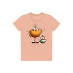 T-shirt Quirky Bird graphic 0018 - Peach
