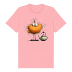 T-shirt Quirky Bird graphic 0018 - Pink