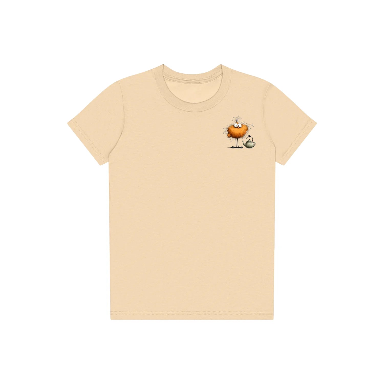 T-shirt Quirky Bird graphic 0018 - Soft Cream