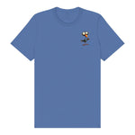 T-shirt Quirky Bird graphic 0019 - Columbia Blue