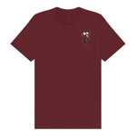 T-shirt Quirky Bird graphic 0019 - Maroon