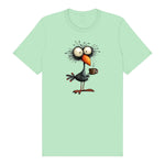 T-shirt Quirky Bird graphic 0019 - Mint