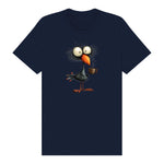 T-shirt Quirky Bird graphic 0019 - Navy