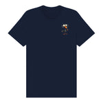 T-shirt Quirky Bird graphic 0019 - Navy