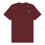 T-shirt Quirky Bird graphic 0020 - Maroon