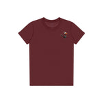 T-shirt Quirky Bird graphic 0020 - Maroon