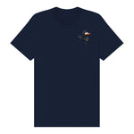 T-shirt Quirky Bird graphic 0020 - Navy