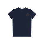 T-shirt Quirky Bird graphic 0020 - Navy
