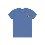 T-shirt Quirky Bird graphic 0021 - Columbia Blue