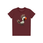 T-shirt Quirky Bird graphic 0021 - Maroon