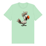 T-shirt Quirky Bird graphic 0021 - Mint