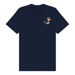 T-shirt Quirky Bird graphic 0021 - Navy