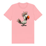 T-shirt Quirky Bird graphic 0021 - Pink