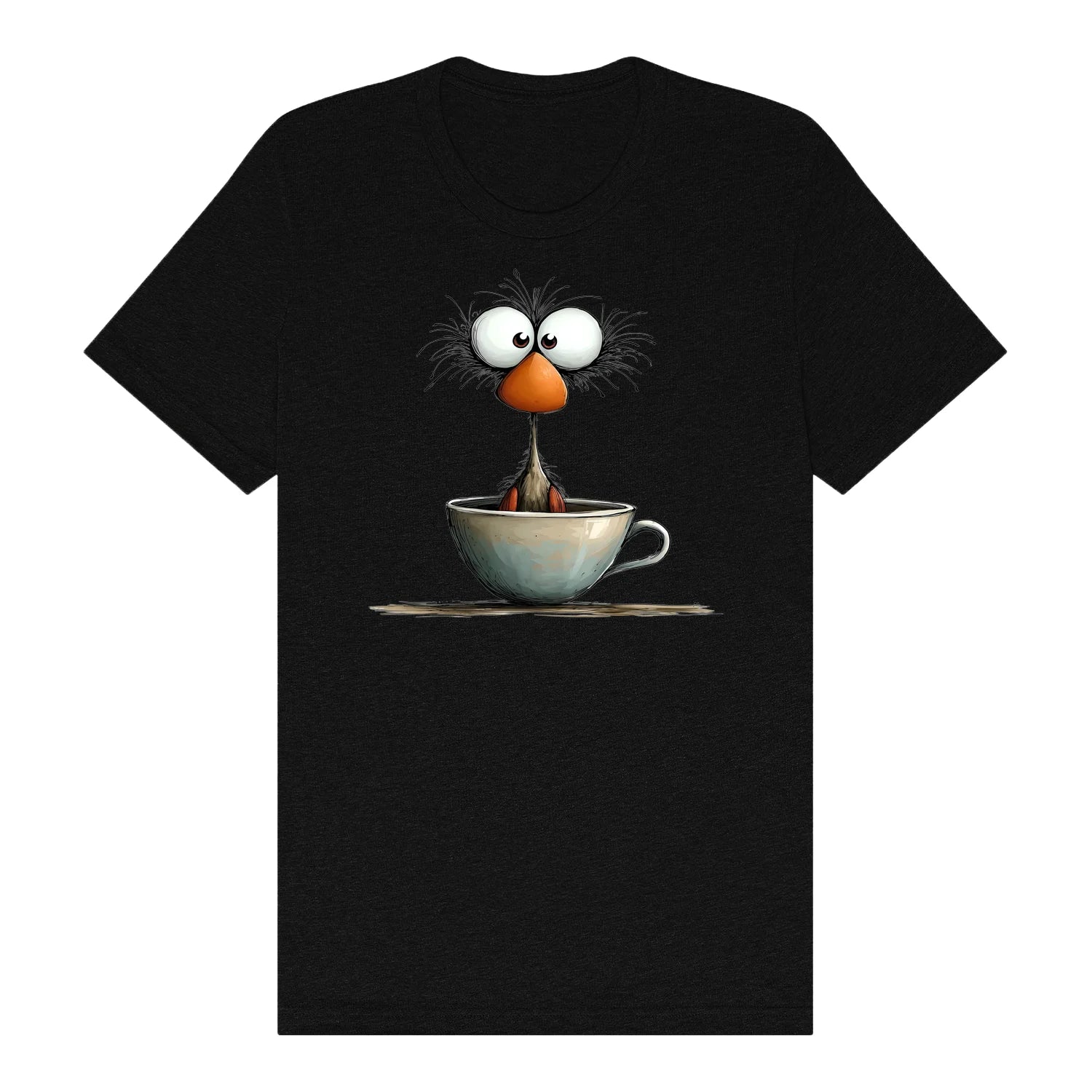 T-shirt Quirky Bird graphic 0022