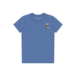 T-shirt Quirky Bird graphic 0022 - Columbia Blue