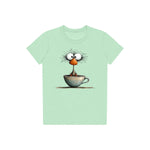 T-shirt Quirky Bird graphic 0022 - Mint