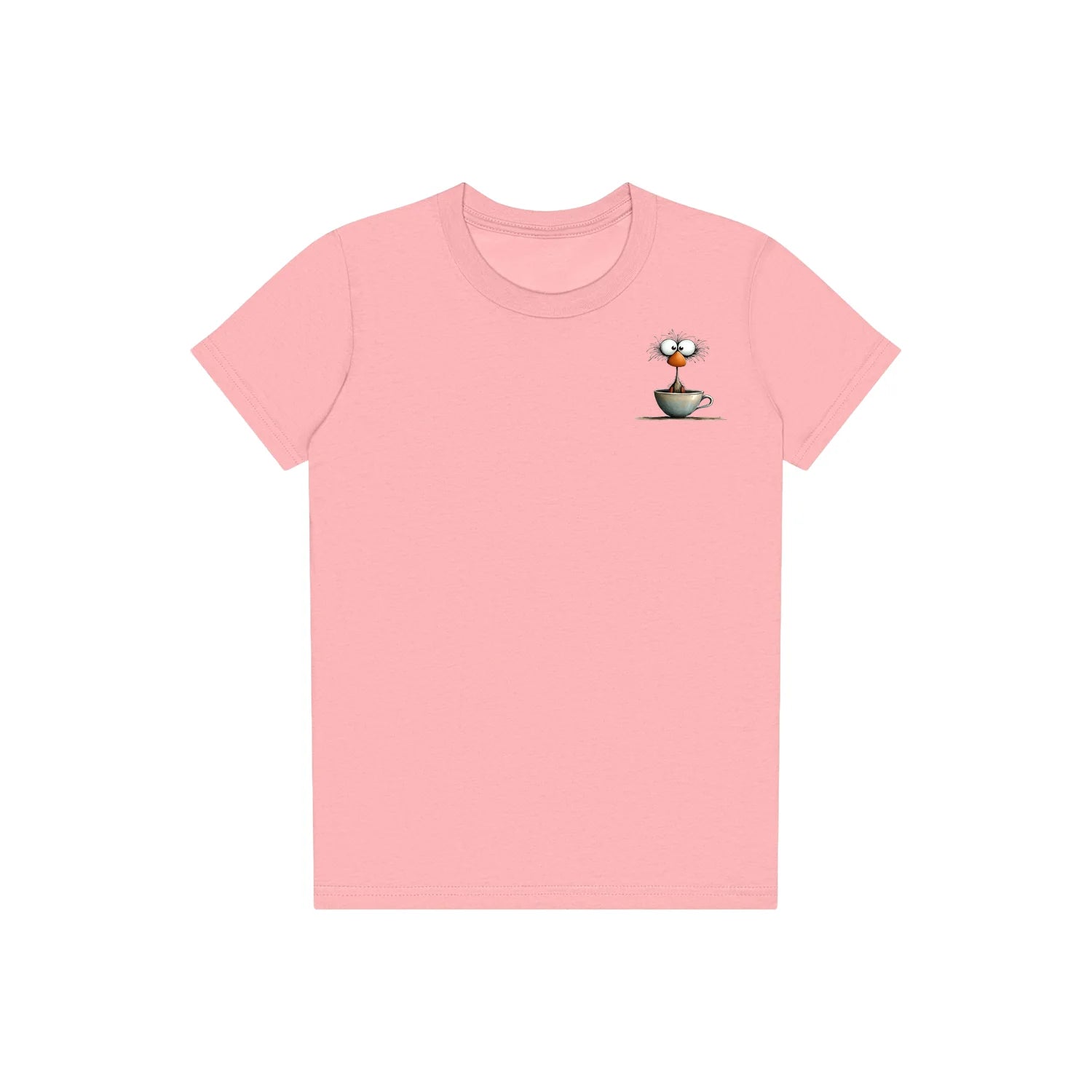 T-shirt Quirky Bird graphic 0022 - Pink