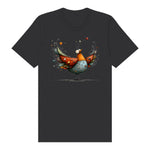 T-shirt Quirky Bird graphic 0023 - Dark Grey