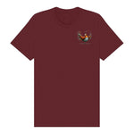 T-shirt Quirky Bird graphic 0023 - Maroon