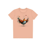 T-shirt Quirky Bird graphic 0023 - Peach