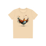 T-shirt Quirky Bird graphic 0023 - Soft Cream