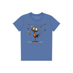 T-shirt Quirky Bird graphic 0024 - Columbia Blue