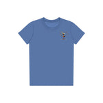 T-shirt Quirky Bird graphic 0024 - Columbia Blue