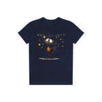 T-shirt Quirky Bird graphic 0024 - Navy