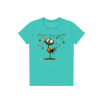 T-shirt Quirky Bird graphic 0024 - Teal