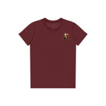 T-shirt Quirky Bird graphic 0025 - Maroon