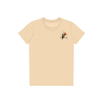 T-shirt Quirky Bird graphic 0025 - Soft Cream