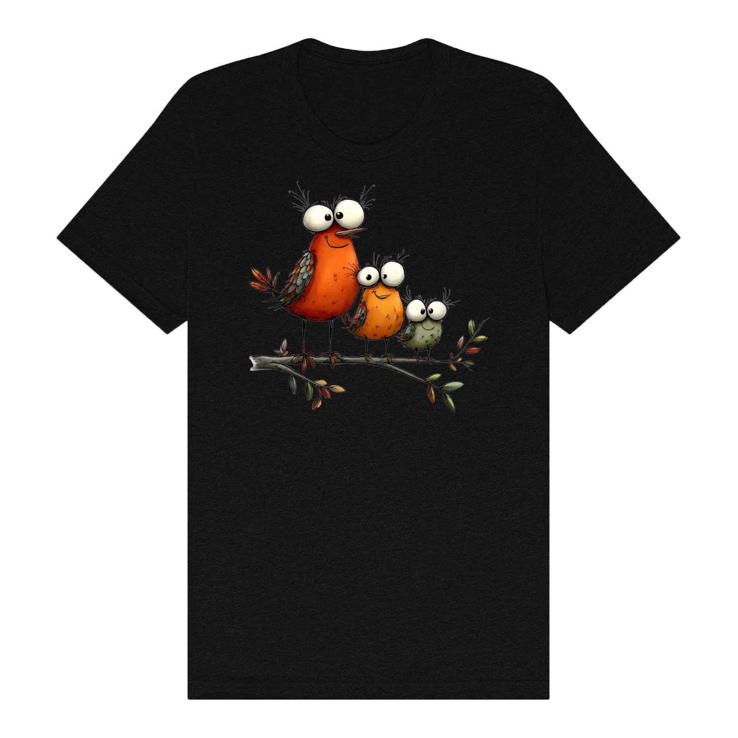 T-shirt Quirky Bird graphic 0026