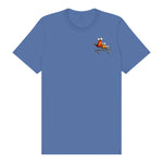 T-shirt Quirky Bird graphic 0026 - Columbia Blue