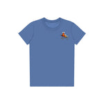 T-shirt Quirky Bird graphic 0026 - Columbia Blue