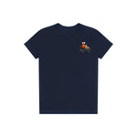 T-shirt Quirky Bird graphic 0026 - Navy