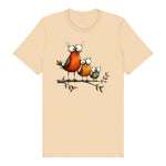 T-shirt Quirky Bird graphic 0026 - Soft Cream