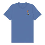 T-shirt Quirky Bird graphic 0027 - Columbia Blue